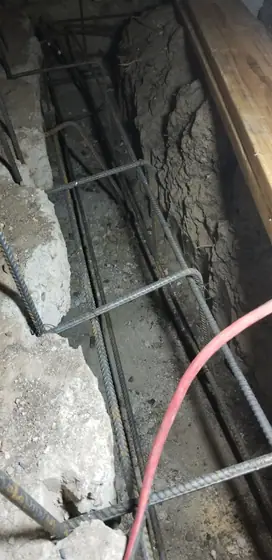 Foundation repair and underpinning — site photo 1