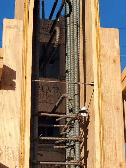 Above-ground parking deck — site photo 2