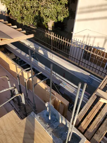 Above-ground parking deck — site photo 4