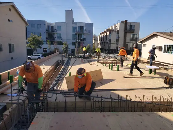 Above-ground parking deck — site photo 5
