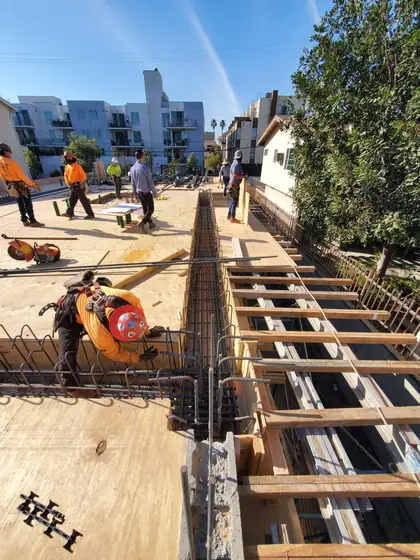 Above-ground parking deck — site photo 7