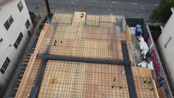 Above-ground parking deck — site photo 17