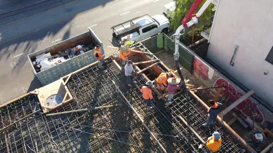 Above-ground parking deck — site photo 27