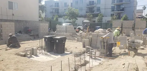 Above-ground parking deck — site photo 42