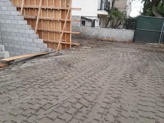 Above-ground parking deck — site photo 50