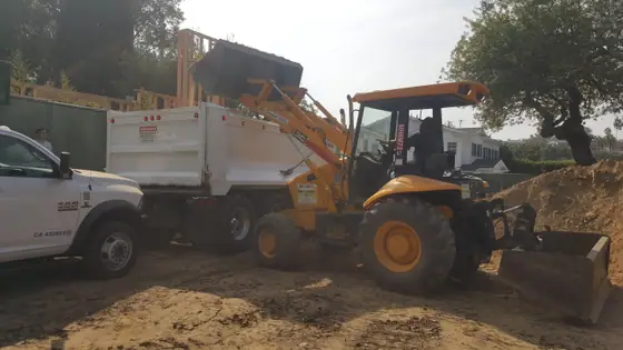 Slab-on-grade foundation — site photo 2