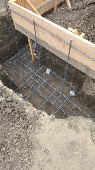 Slab-on-grade foundation — site photo 4